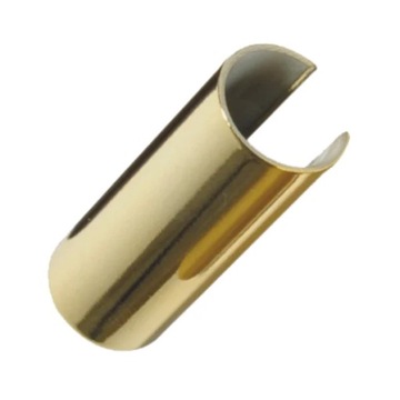 Nasadka PCV na zawiasy N20ZŁ 20 mm Alubrass Złoty