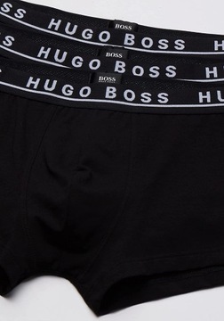 HUGO BOSS bokserki męskie komplet 3 PAK NERO M