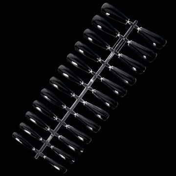 Типсы «балерина», прозрачные, 240 шт.