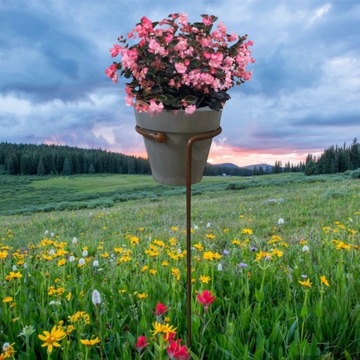 Podpora do doniczki kwiatów roślin ogród podpórka kwietnik D13 H60cm
