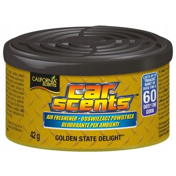 CALIFORNIA SCENTS zapach GOLDEN STATE DELIGHT puszka zapachowa do auta