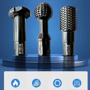 FREZY DO KĄTÓWKI M14 OTWORNICA GŁOWICA ADAPTER FREZ SZLIFIERKA KĄTOWA 3szt