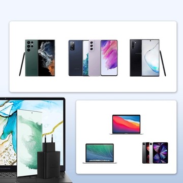 ЗАРЯДНОЕ УСТРОЙСТВО ДЛЯ SAMSUNG SUPER FAST CHARGE + КАБЕЛЬ 45 Вт