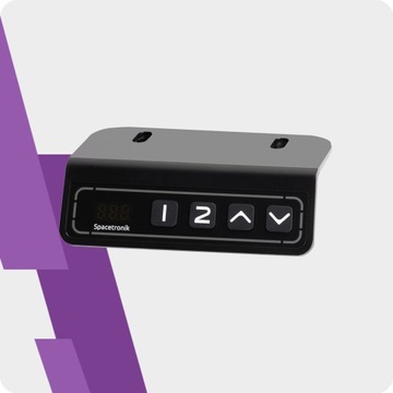 ЭЛЕКТРИЧЕСКИЙ каркас стола РЕГУЛИРОВКА ВЫСОТЫ ножек Spacetronik 70-115 черный