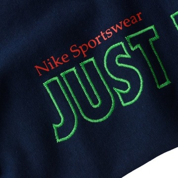 Nike spodnie dresowe granatowe Just Do It DD6210 L