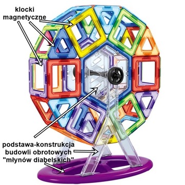 ОБРАЗОВАТЕЛЬНЫЕ МАГНИТНЫЕ БЛОКИ 124 элемента БЕСПЛАТНЫЙ ШАБЛОН сертификат