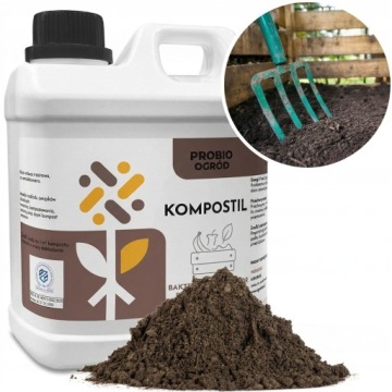 KOMPOSTIL AKTYWATOR DO KOMPOSTU PRZYSPIESZA ROZKŁAD RESZTEK ORGANICZNYCH 2L
