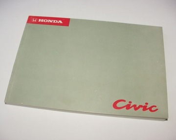 HONDA Civic V 3D EC (1991) - Instrukcja Obsługi PL