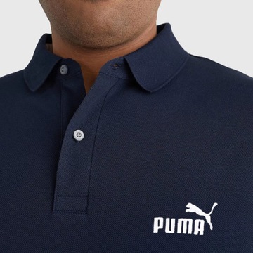 Puma koszulka polo polówka granat plus size 5XL