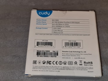 Сетевой адаптер USB 3.0 Wi-Fi 5 1300 Мбит/с WU1300S