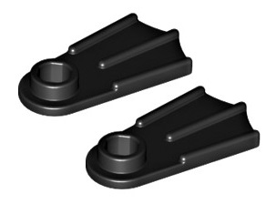 LEGO płetwy nurka czarne 2 szt 29161 2599 NOWE