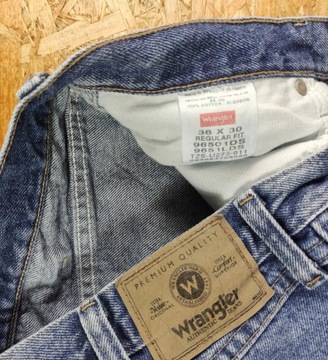 Spodnie Jeansowe WRANGLER REGULAR FIT Dżins 36x30