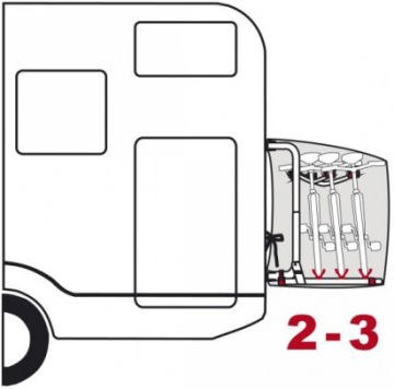 ЧЕХОЛ ДЛЯ ВЕЛОСИПЕДА FIAMMA CAMPER 2/3 ВЕЛОСИПЕДЫ