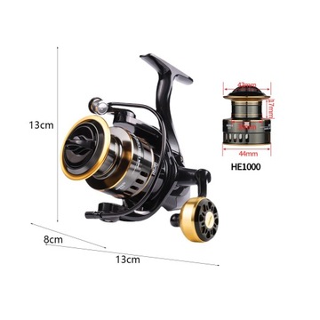 Kołowrotek Metalowa szpula Akcesoria Max Drag 18kg Gładka na 1000