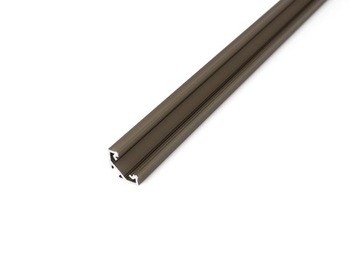 Profil aluminiowy do taśm narożony inox 1m