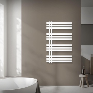 Grzejnik łazienkowy 600x1000 mm biały LuxeBath