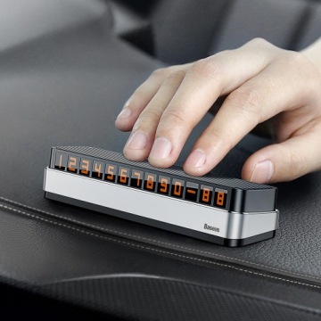 ПАРКОВОЧНАЯ ТАБЛИЧКА BASEUS С НОМЕРОМ ТЕЛЕФОНА