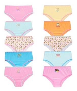 Majtki figi EMOTKI PRIMARK 9-10 lat 140 cm 10 szt.