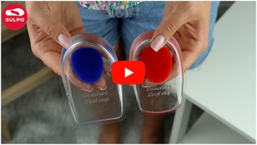 Мягкие гелевые носки SULPO от пяточных шпор.