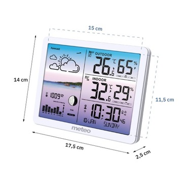 МЕТЕОСТАНЦИЯ С DCF METEO SP107B WEATHER