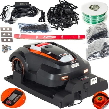 ROBOT koszący KOSIARKA AUTOMATYCZNA do trawy NAC 1500m2 + SZPILKI + PRZEWÓD