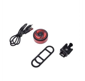 LAMPA ROWEROWA TYŁ LED USB