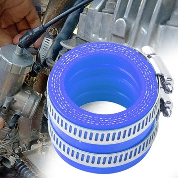 Мотоциклетный карбюратор, силиконовый адаптер, карбюратор, впускной коллектор, синий