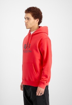 Mikina Alpha Industries Basic Hoody radiant red XXL