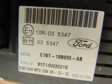 DISPLEJ AUTORÁDIO FORD FIESTA MK7