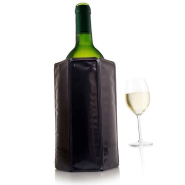 AKTYWNY SCHŁADZACZ DO WINA VACU VIN WINE COOLER - BLACK