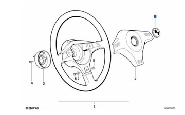 BMW LOGO ZNAK ŘÍDÍCÍ E34 E36 E32 E30 E28