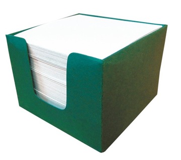 Notes kostka nieklejona biała, box