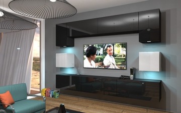 Meblościanka zestaw mebli salon NOWARA N1 Meble 1C