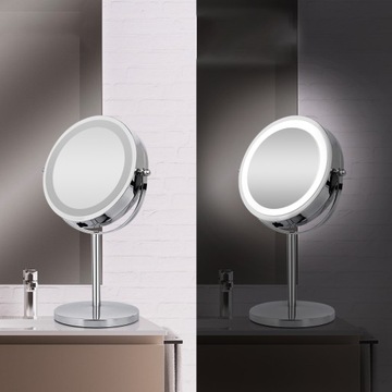 КОСМЕТИЧЕСКОЕ ЗЕРКАЛО С ПОДСВЕТКОЙ ДЛЯ МАКИЯЖА