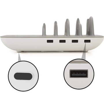 4 зарядных устройства USB и индукционная индукция