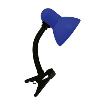 Lampka do czytania z klipsem 40W niebieska TOLA E27 CLIP Ideus 02855