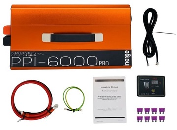 PRZETWORNICA NAPIĘCIA MAXIMUS PRO 12V 230V 6000VA 3000W CZYSTY SINUS PILOT