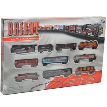 003398 KOLEJKA ZESTAW TORÓW 415CM ORIENT DROMADER