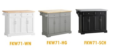 Кухонный остров Кухонный шкаф Барный стол Складная столешница на колесах FKW71-HG