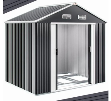 Домик для садового инструмента, металлический сарай для садового инструмента, 200х190см.