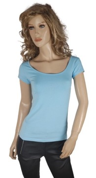 Bluzka t-shirt koszulka LATYNKA odkryte plecy S-XL