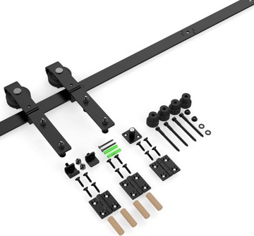 Комплект аксессуаров для раздвижных дверей BONIKLUBA 102CM/3.3FT, черный