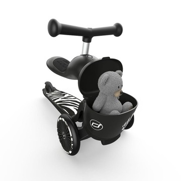 SCOOT AND RIDE HULAJNOGA JEŹDZIK 2w1 Highwaykick 1 LIFESTYLE Zebra 1+