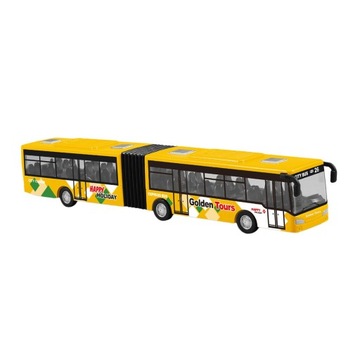 Wycofany długi model autobusu Dekoracja Aluminiowy odlew edukacyjny Autobus