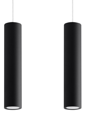 SOLLUX 17 Nowoczesna Lampa Wisząca LAGOS 2 Czarny