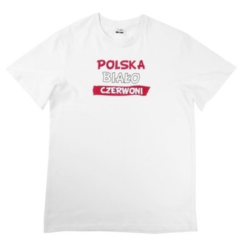 Koszulka Kibica Polska Biało Czerwoni Moraj roz.L