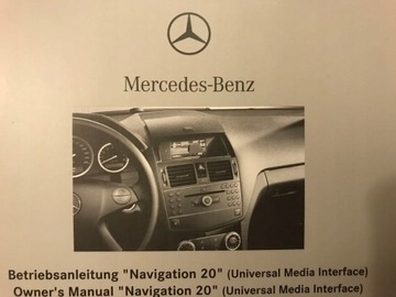 Oryginalna Nawigacja 20 Mercedes