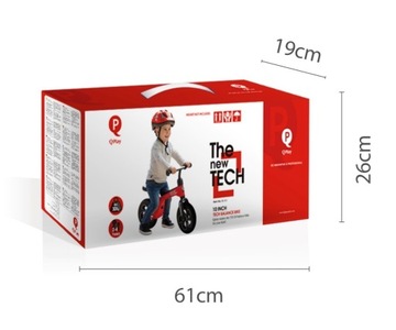 ND18_4092 Qplay Rowerek Biegowy Tech Red