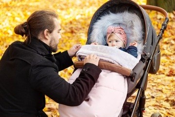 СПАЛЬНЫЙ МЕШОК для санной коляски INDIANA PINK