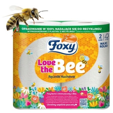 Ręcznik papierowy kuchenny Foxy Love the Bee